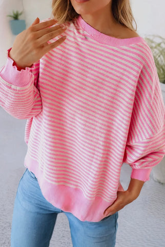 Pink oversize shirt