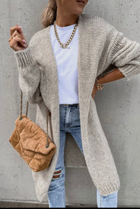 Long Cardigan (Gray)