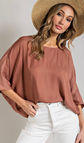 Carmen Plus (Silk brown top)