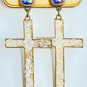 Crushed Crystal Cross