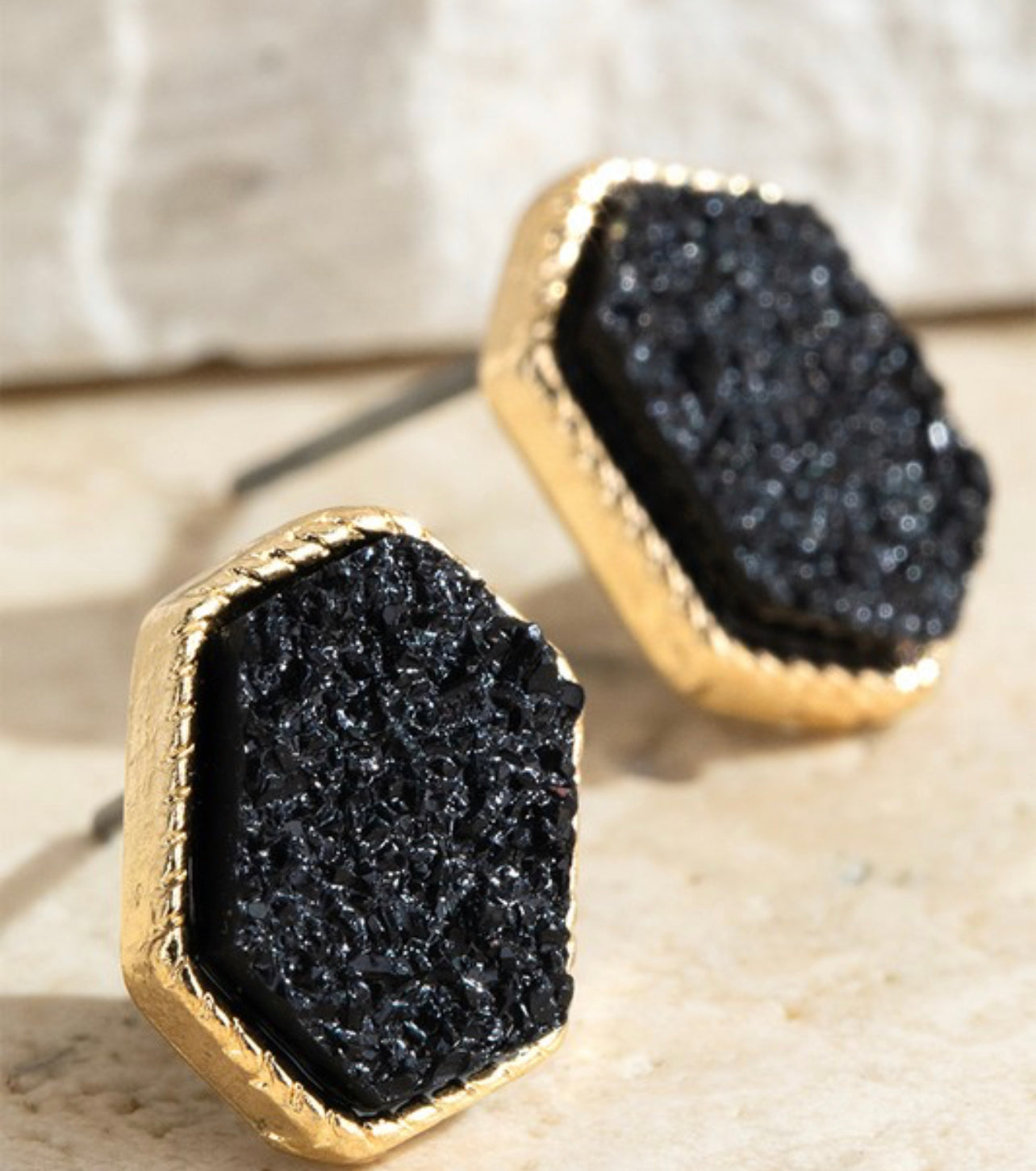 Dainty Druzy earrings