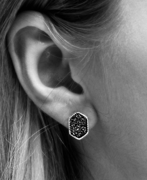 Dainty Druzy earrings